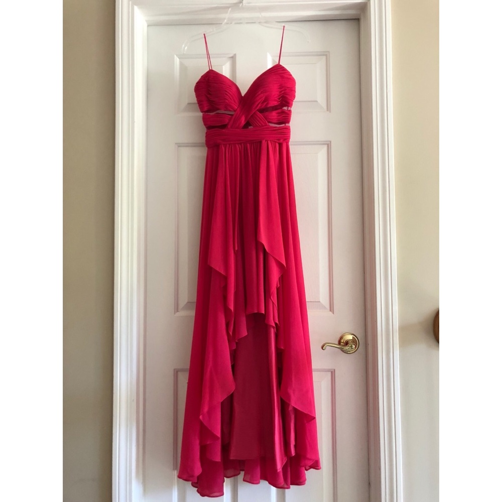 Cache hi-low prom dress